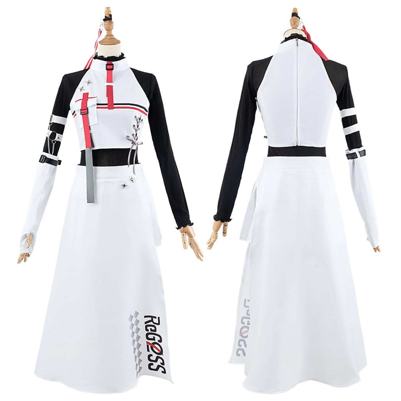 Amazon.co.jp: [HAOJEE]儒烏風亭らでん コスプレ衣装常服 ワンピース